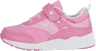 Daybreak Boys Girls Sneakers | Lightweight Breathable Mesh/Leather Athletic Running Kids Tennis Shoes | Hook and Loop Girls Boys Footwear