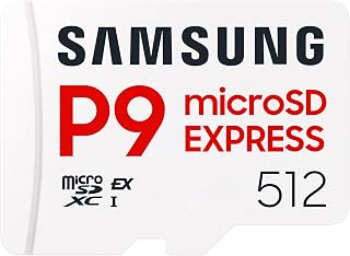 Samsung MB-MK512T-IT/EC Micro SD Express Card, 512 GB, Nintendo Switch 2, Operation Confirmed, Maximum Transfer Speed 800 MB/s