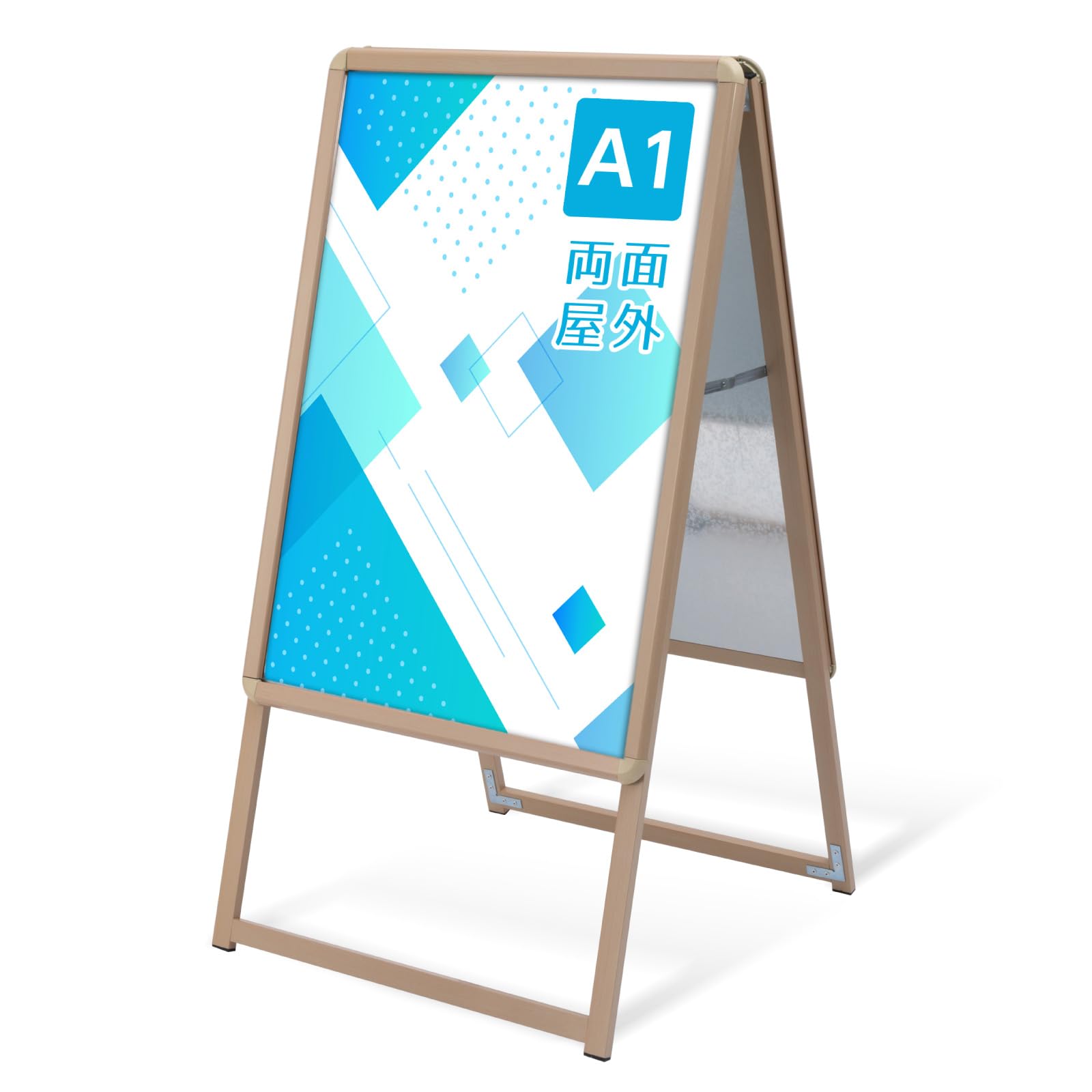 Naritaka Store WJC-A1-D Sign, Vertical Sign, Stand Sign, A-Shaped Sign, Panel St