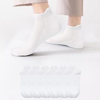 Mens Athletic Ankle Socks Running Short Low Cut Cotton Comfort Breathable Casual Socks 3/6/12 pairs