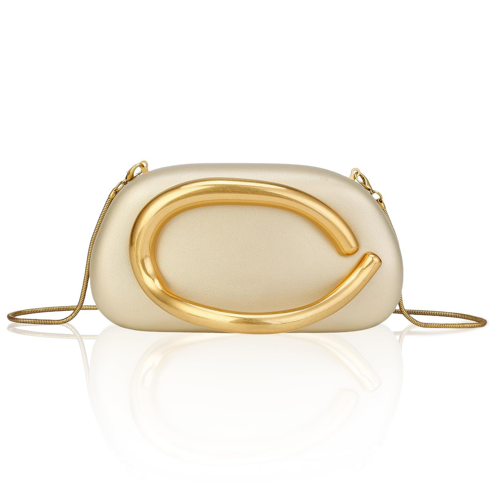 PU Leather Women's Evening Handbags Chocolates Clutch Purse Easy Match with Chai