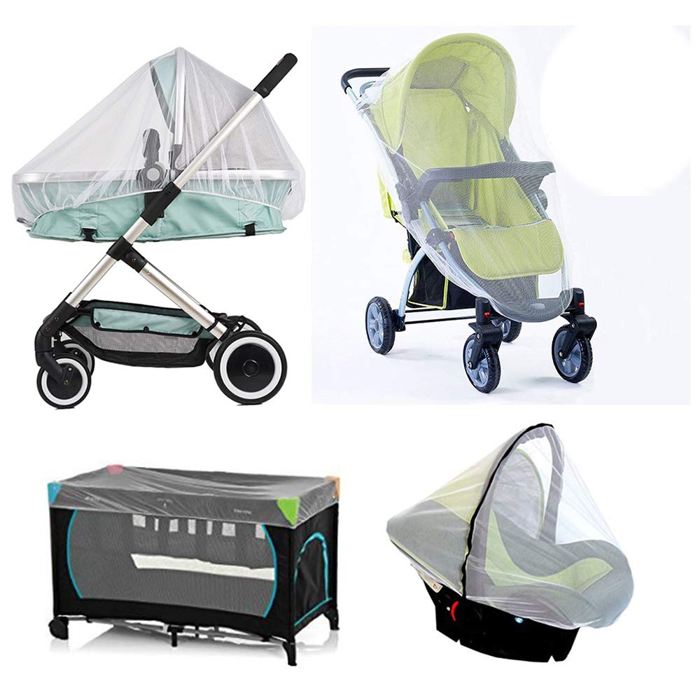 Pram Net, Universal Mosquito Fly Bug Insect Net Protection Cover for Buggy Carry