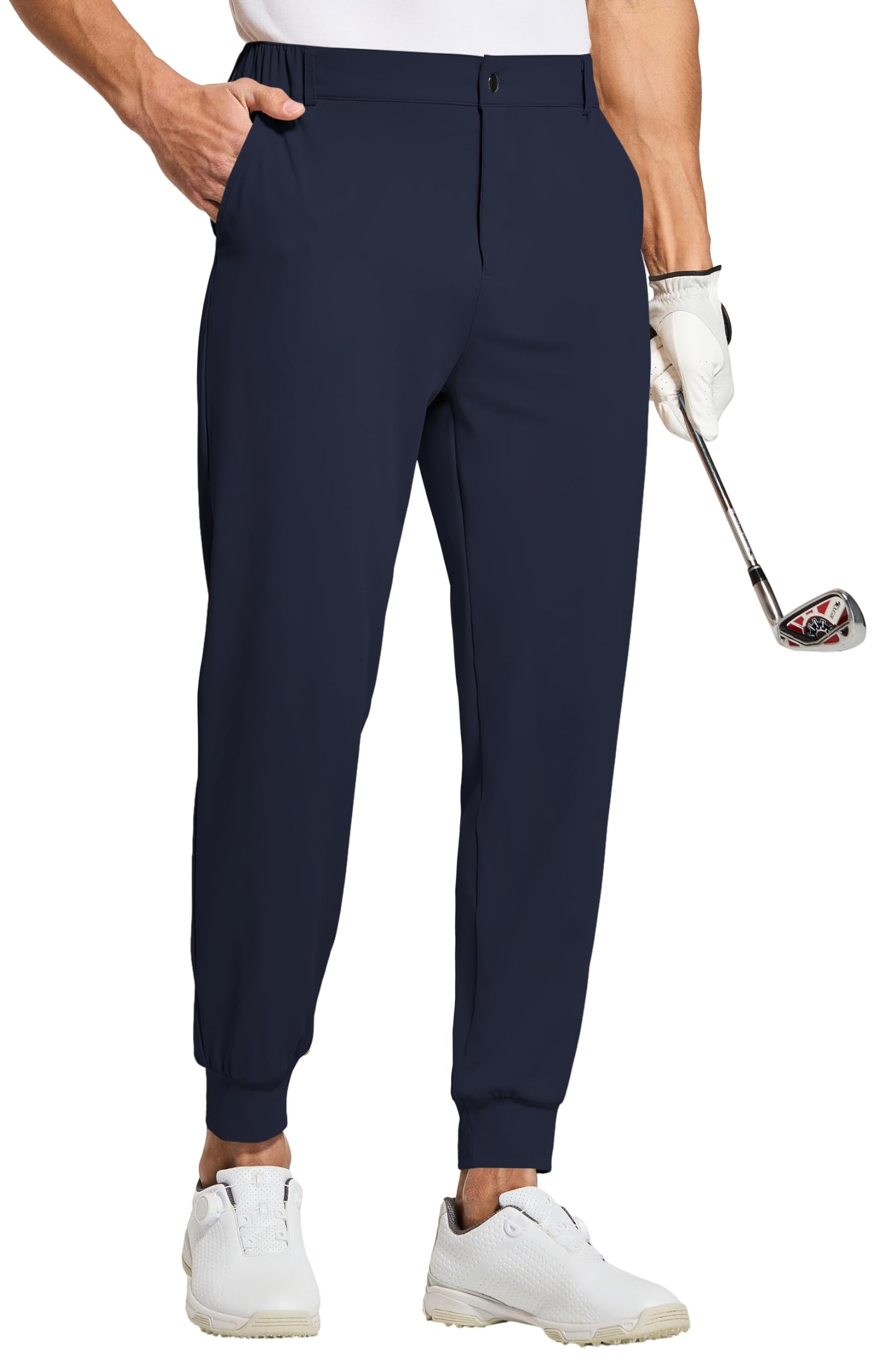 Willit Men's Golf Joggers Pants Stretch Slim Fit Work Dress Pants Quick Dry Athl