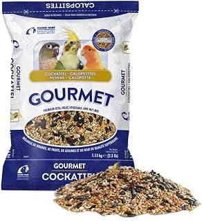 Hari Gourmet Bird Seed Mix, Complete Nutrition for Cockatiels, 1.3kg