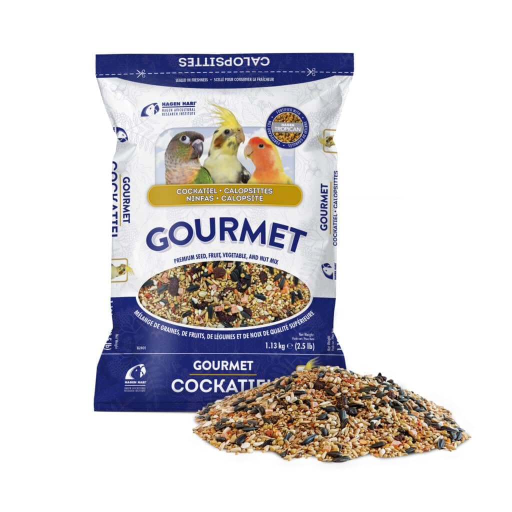 Hari Gourmet Bird Seed Mix, Complete Nutrition for Cockatiels, 1.3kg
