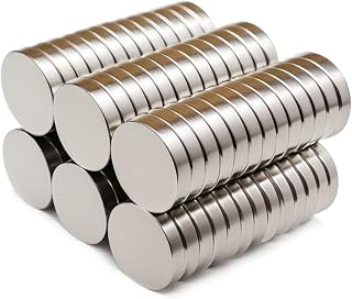 Yizhet 50 Pcs 10 * 2 mm Magnets, Neodymium, Small Mini yet Strong | for Fridge, Whiteboard, DIY, Craft, Postcard