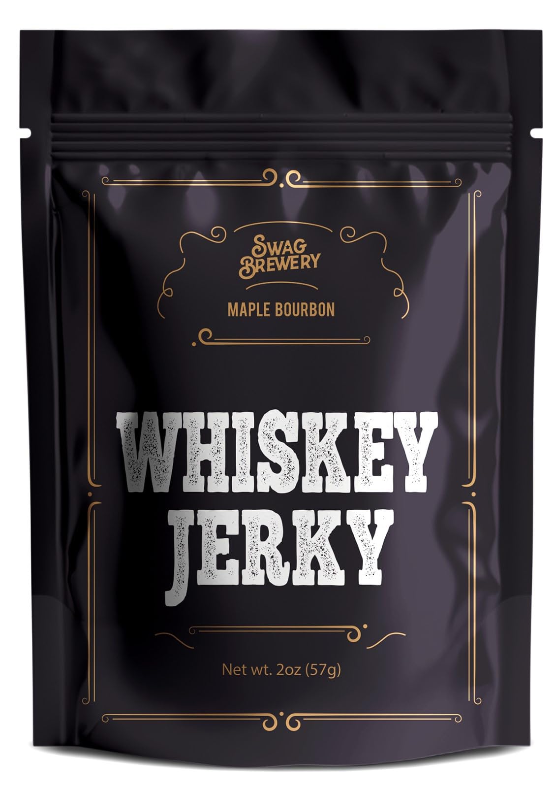 Whiskey Jerky - Sweet & Smoky Maple Bourbon Beef Jerky with Exotic and Bold Whis