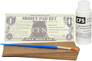 Money Pad Kit - DIY Padding Kit - Includes 2oz of HAR Precision Padding Compound - USA Made Recycled chipboard and a pad Brush