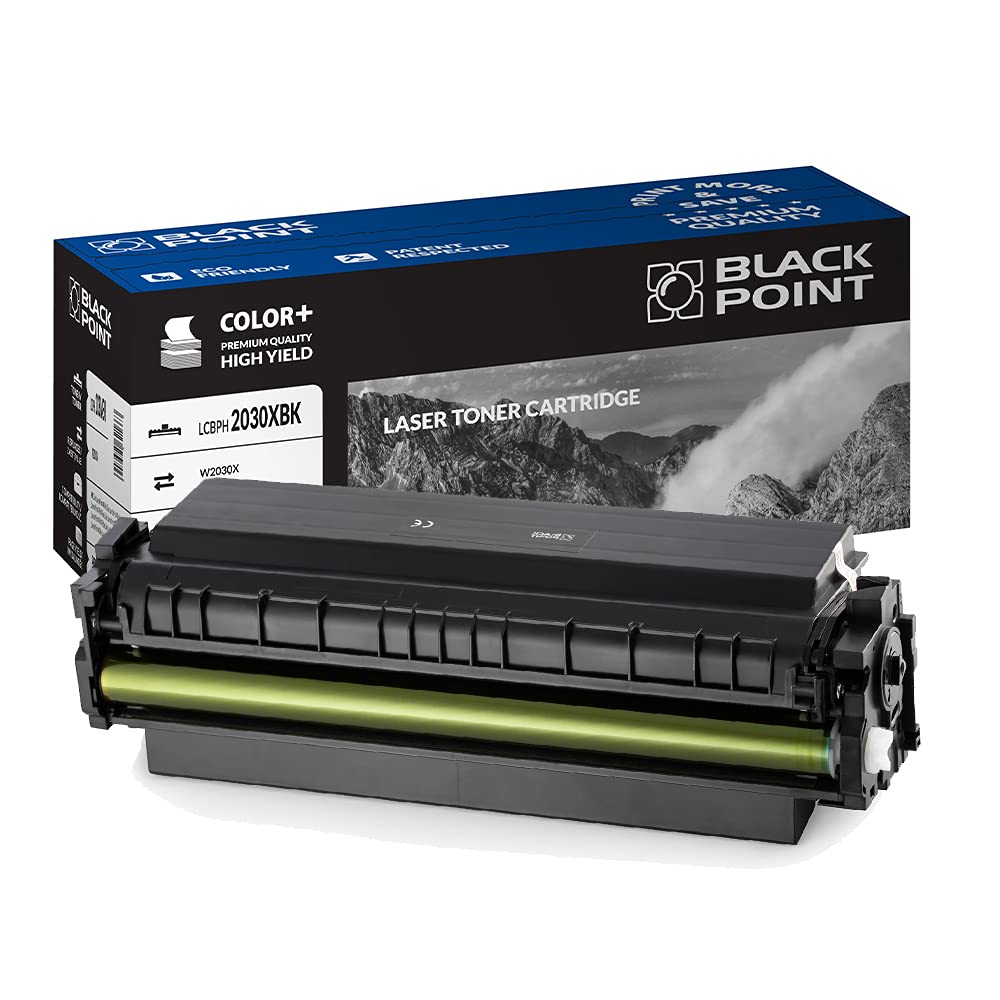 BLACK POINT XL Toner Compatible with HP W2030X (HP 415X) with Chip for HP Color 