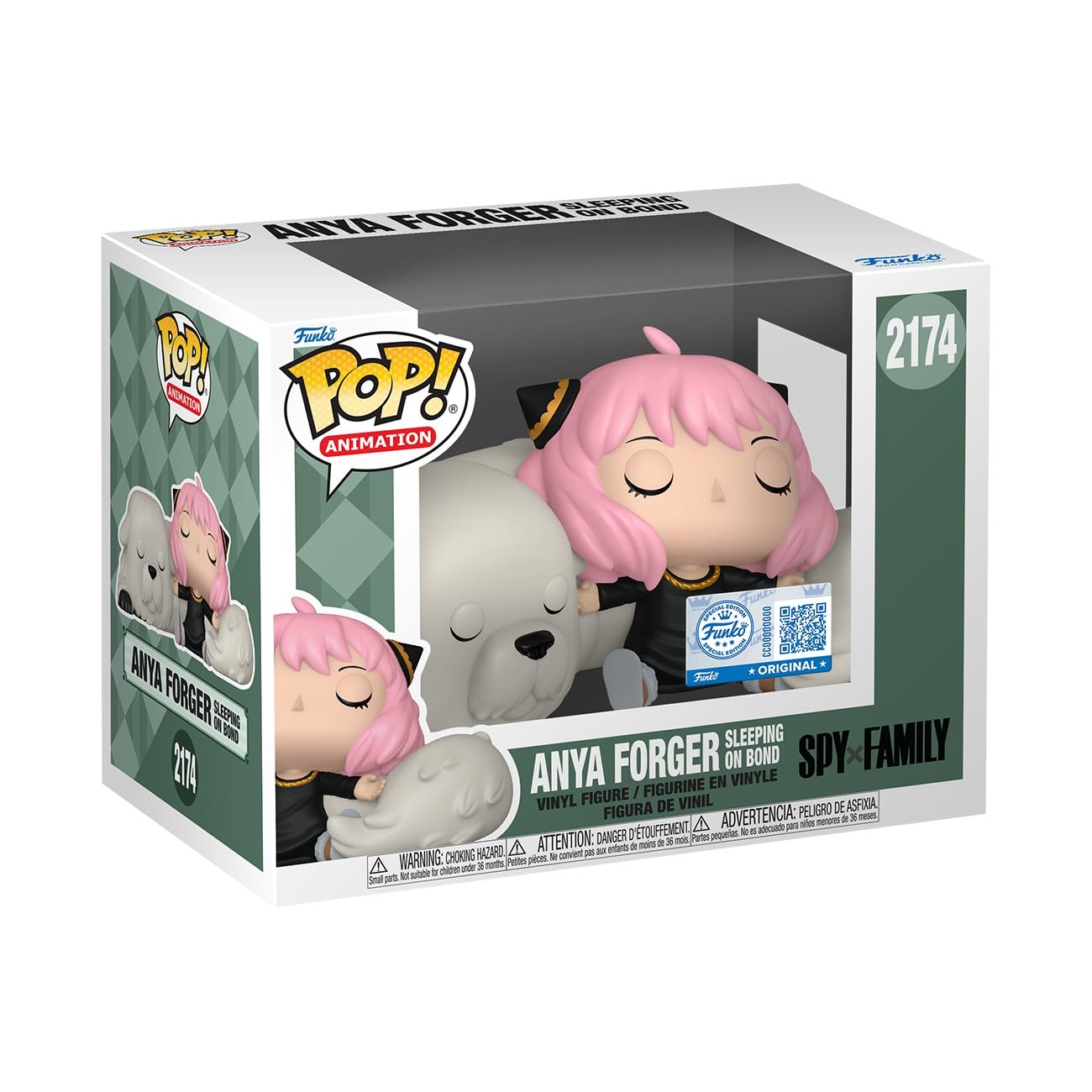 Funko POP! Premium: Spy X Family - Anya Sleeping on Bond - Amazon Exclusive | Of