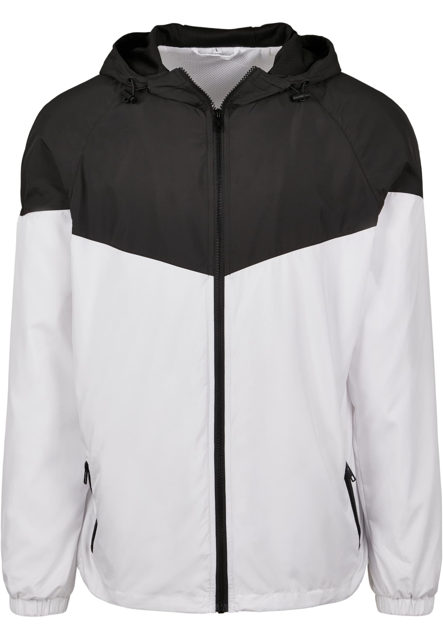 Build Your Brand Men's 2-tone Tech Windrunner windbreaker (pack of 1)