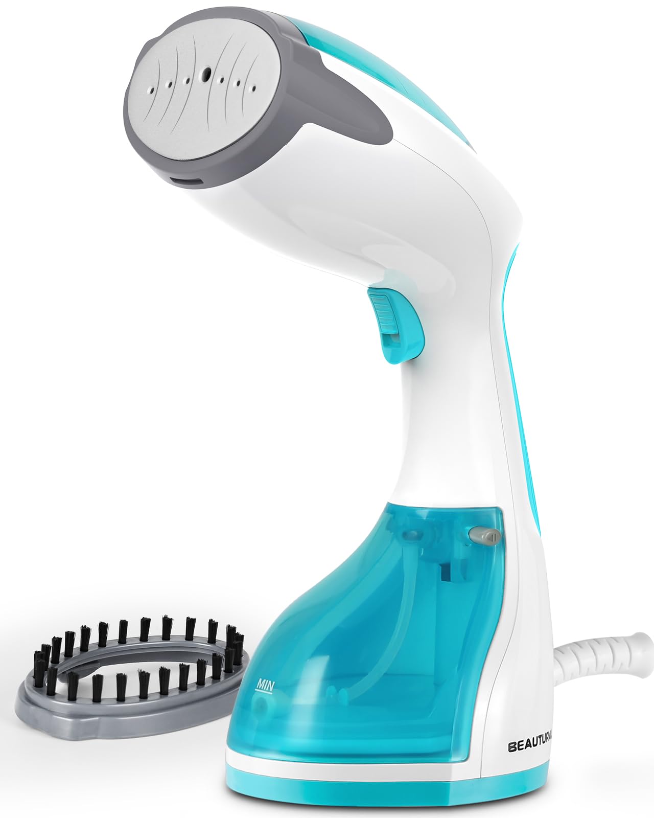 BEAUTURAL Steamer for Clothes, Handheld Garment Fabric Wrinkle Remover | 30-Seco