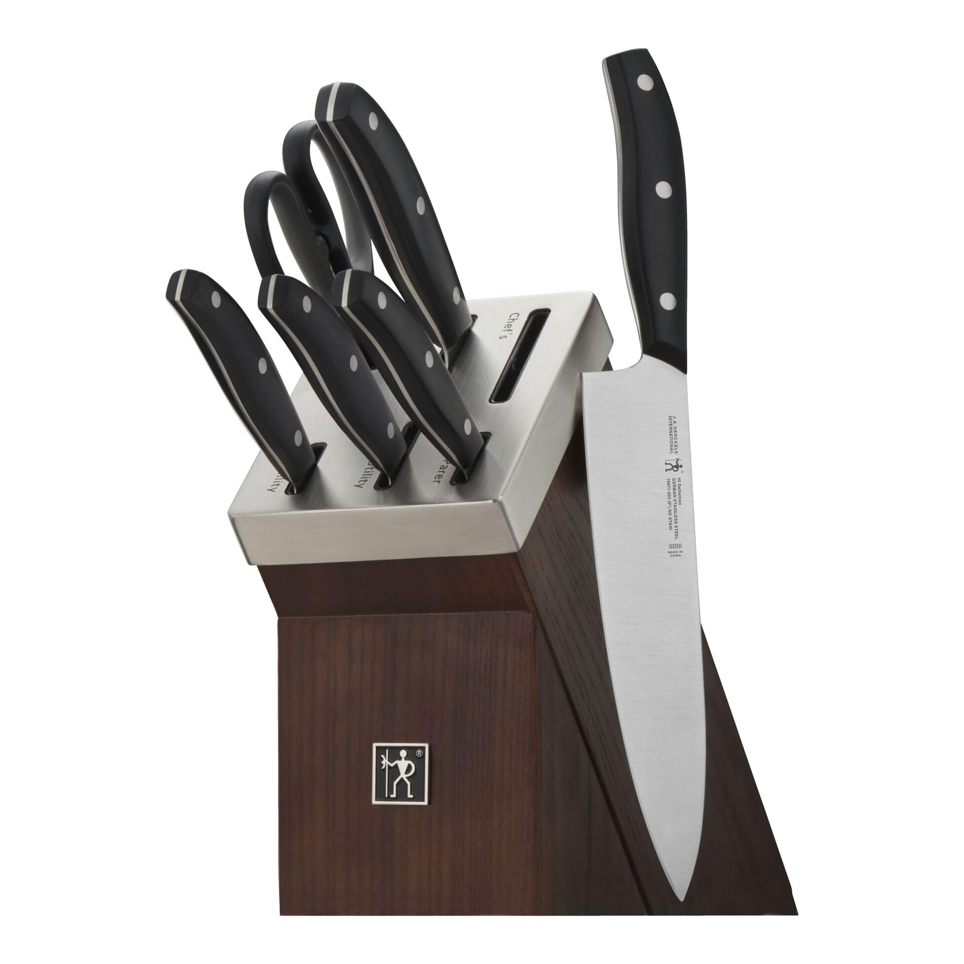 ZWILLING Henckels International Definition Self-Sharpening Knife Block | 7-Piece
