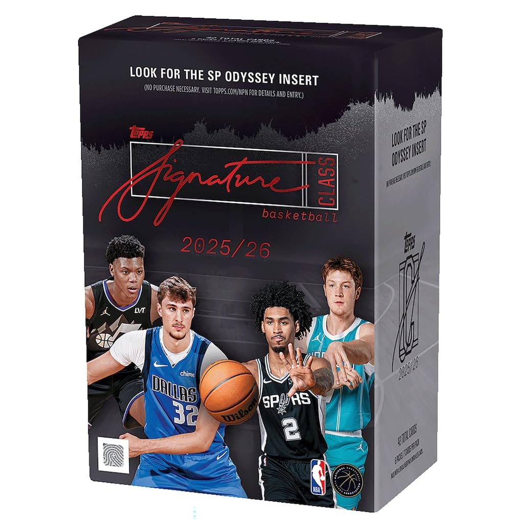 2025-26 Topps Signature Class Basketball - Factory Sealed - Value Box 7 Cards pe