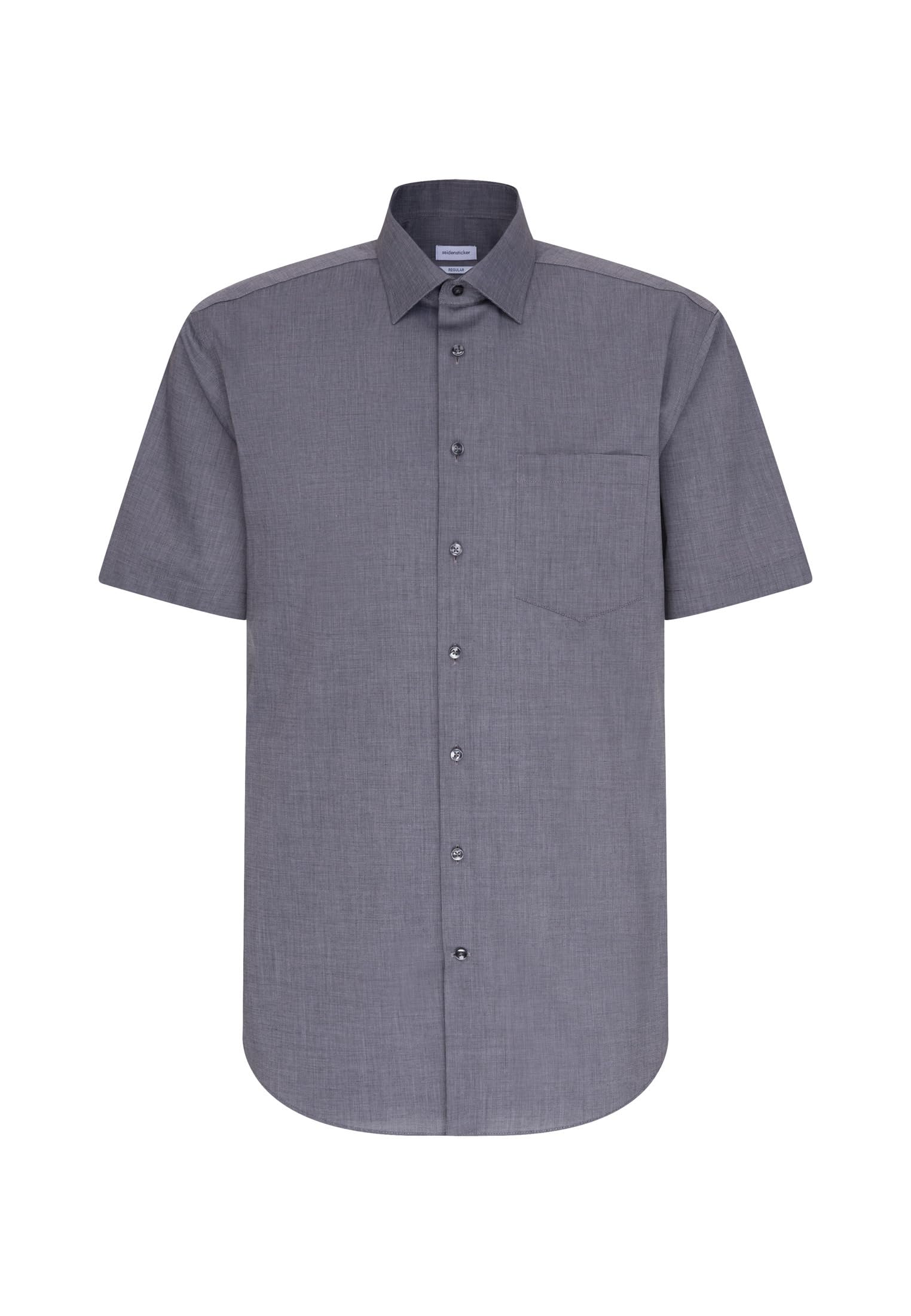 Seidensticker Men's Business Shirt – Classic Fit – Non-Iron – Kent Collar – Shor