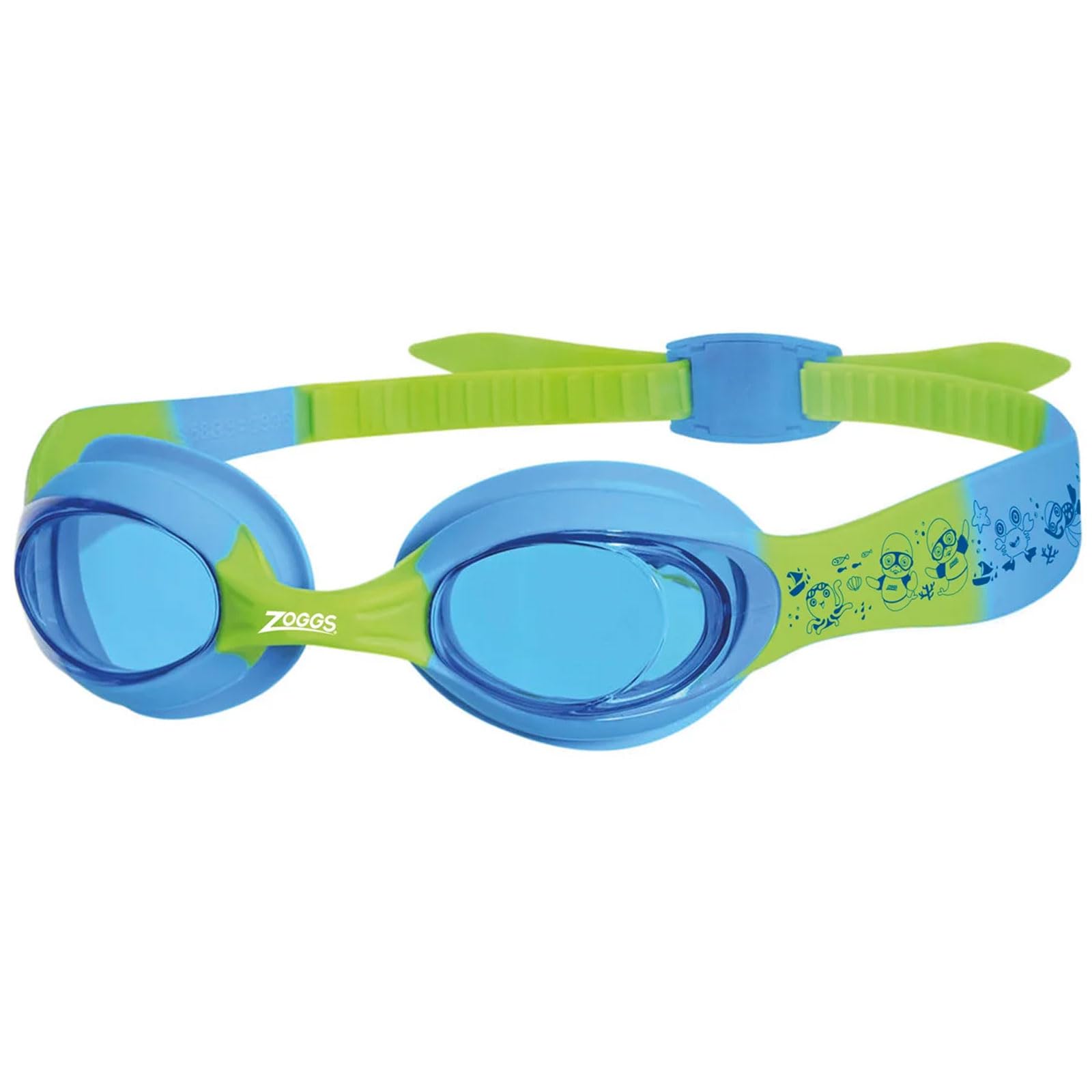 Zoggs Little Twist Kids Swimming goggles, UV Protection Swim Goggles, Adjustable
