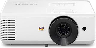 ViewSonic PA503HD 4000 Lumens 1080p Full HD DLP Projector, High Brightness | HDMI, USB, Optical Zoom, Auto Keystone, 120Hz, Ceiling Mount, Classroom, Business, Presentation, Large Screens, Smooth Action