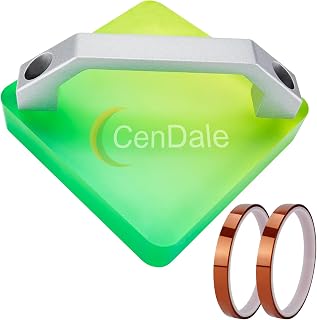 CenDale HTV Cooling Block-with Handle and Heat Resistant Tape, DTF Transfer Film& Heat Press Paper Vinyl Accessories, Fast Cooling Block, DTF Sublimation