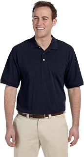 Harriton M265 Easy Blend Polo Navy 6X-Large