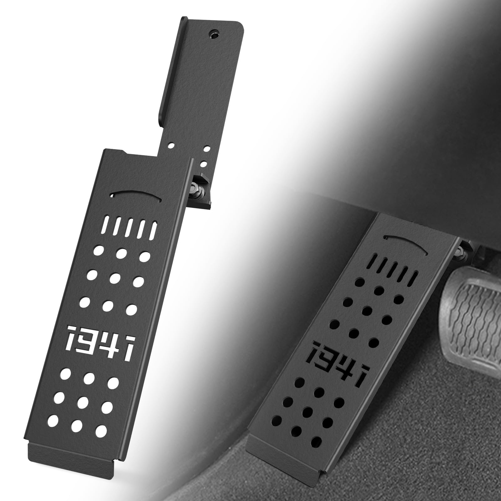 EYOUHZ for JL 4XE &amp; JT Dead Pedal Left Side Driver Side Adjustable Foot Rest