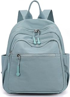 Tanweibago ミニナイロン レディース バックパック、11L スモール レディース バックパック カジュアル 軽量 レディース ショッピング 旅行 デイパック