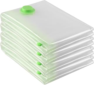 Vacuum Storage Bags Jumbo 4 Packs Extra Large(130x100 cm) - Strong Space Saver Compression Bags XXL Vacuum Pack Bags for Duvet,Clothes,Quilts,Comforters,Bedding,Pillows - Save 80% Space