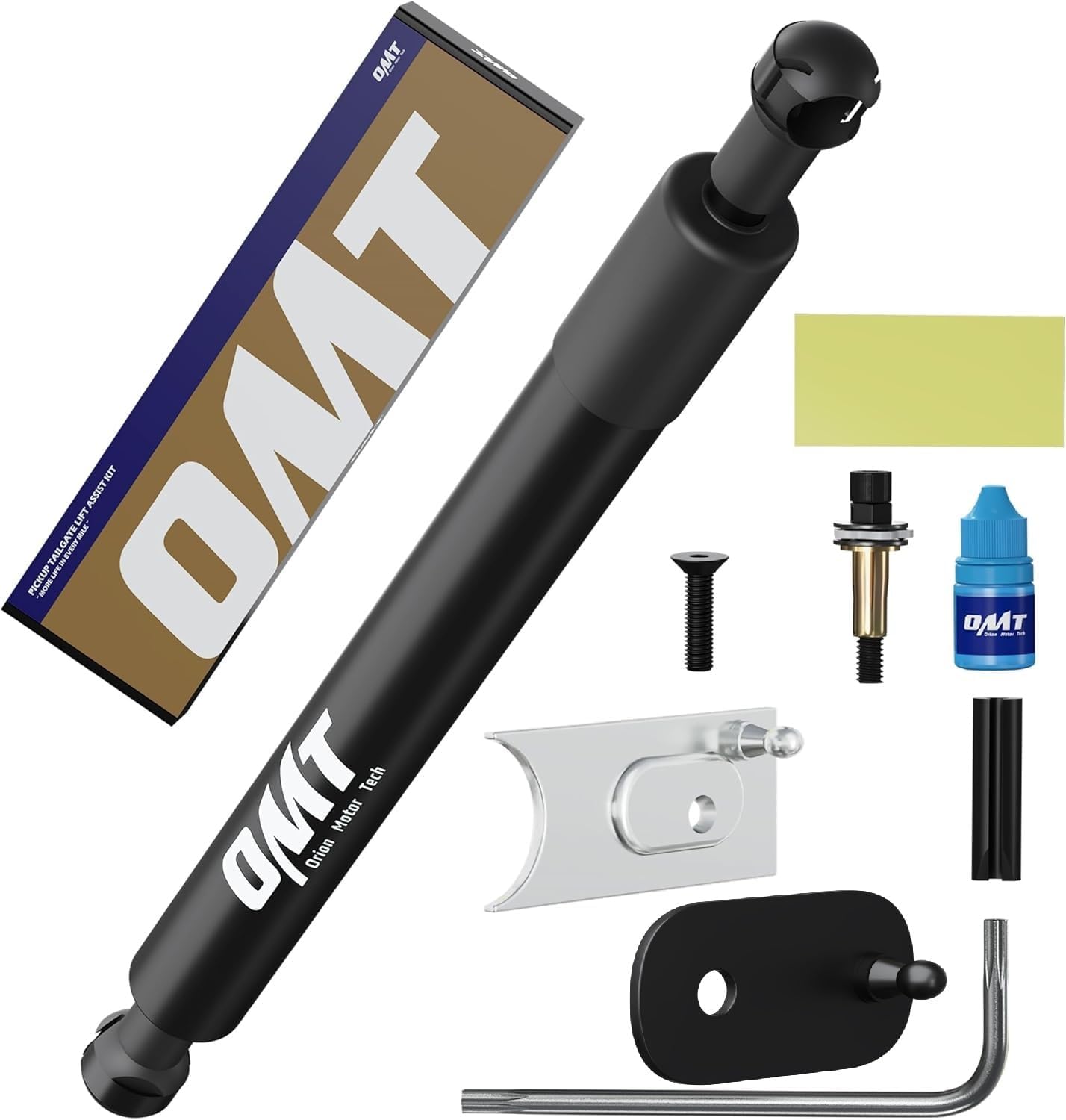 OMT Tailgate Assist Shock Compatible with 09-26 Ram 1500 2500 3500, Black | 4330