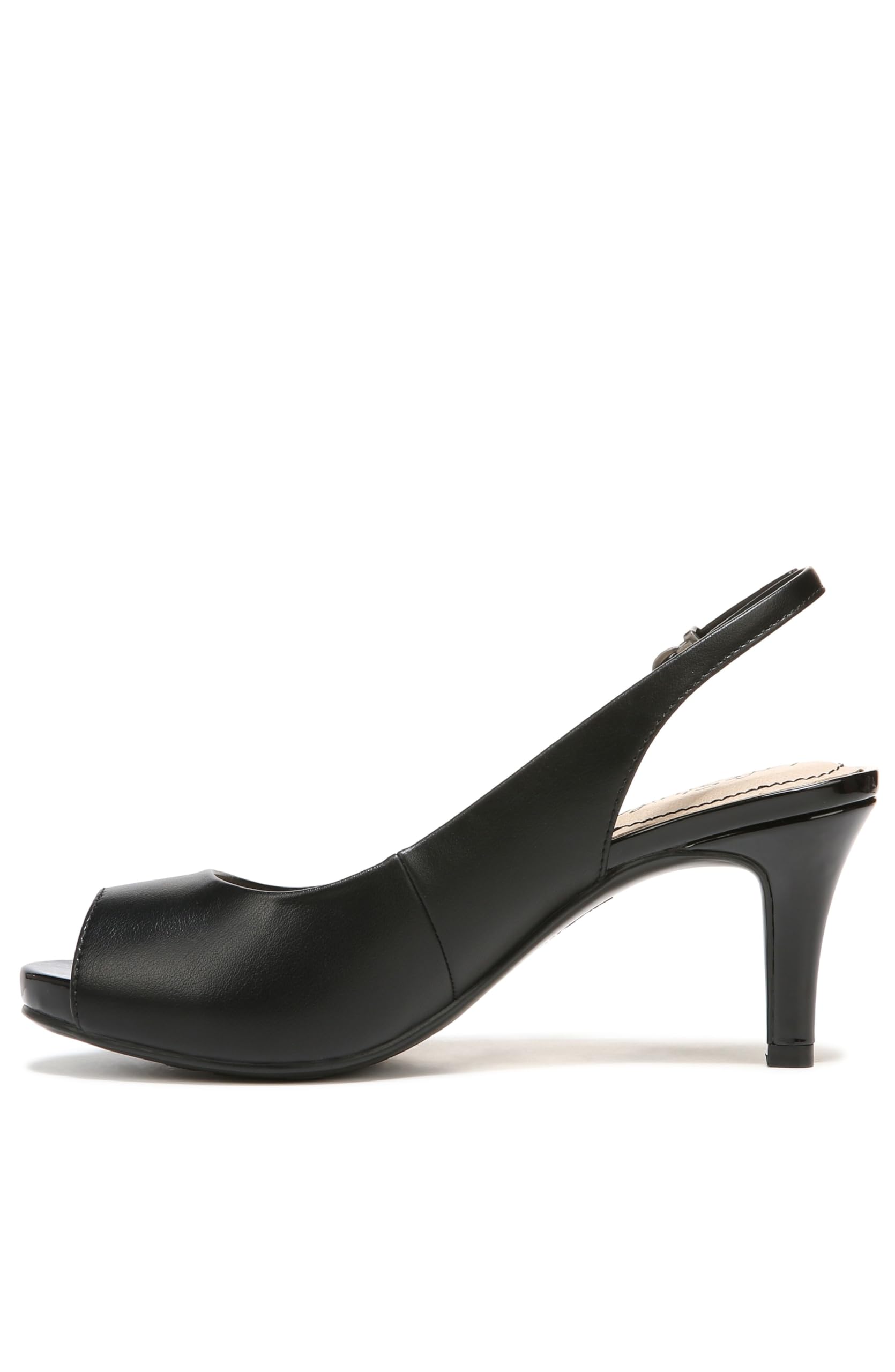 LifeStride Women's Teller, Black Smooth, 8 M US