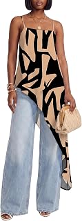 Umenlele Women's Asymmetrical Hem Casual Cami
