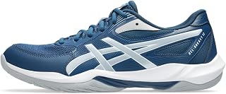 ASICS Men's Gel-Rocket 12 Volleyball Shoes, White/Black, 9 UK
