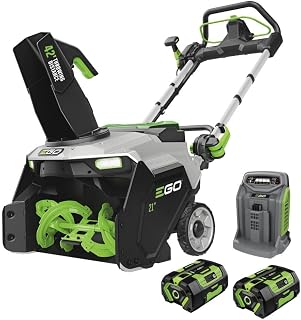 EGO Power+ SNT2124 21" Single-Stage Snow Blower with Peak Power, (2) 6.0Ah Batteries and 550W Charger Included