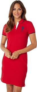 U.S. POLO ASSN. Triple Crown Polo Dress Engine Red XL