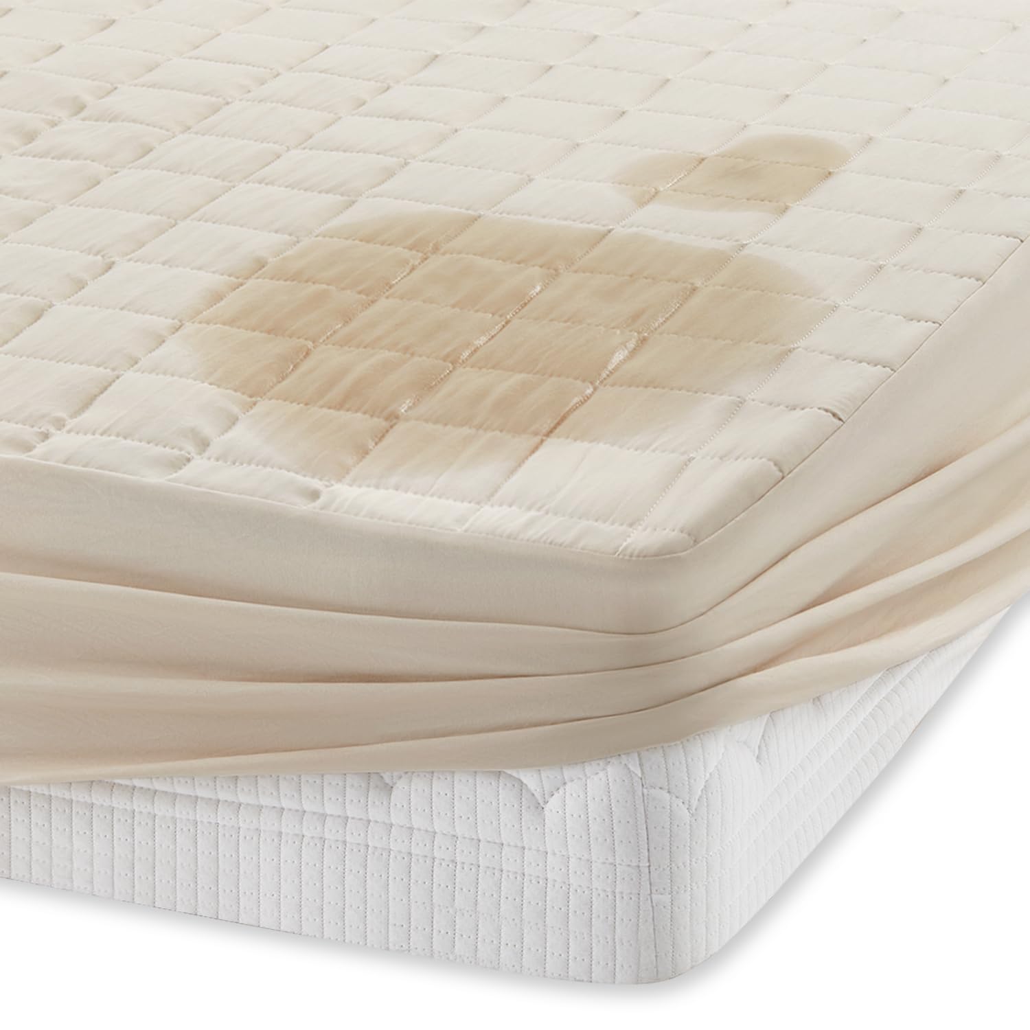 Kumori Waterproof Fitted Sheet, Queen, Waterproof Sheet, Pad Only, Mattress Pad,