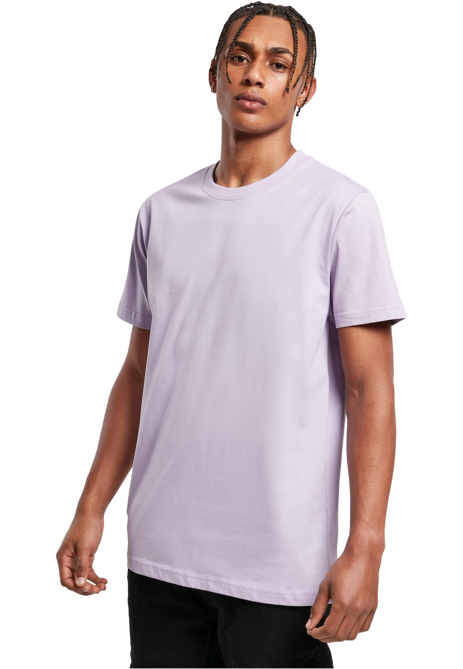 Build Your Brand Men T-Shirt Round Neck 1/3/5 Pack