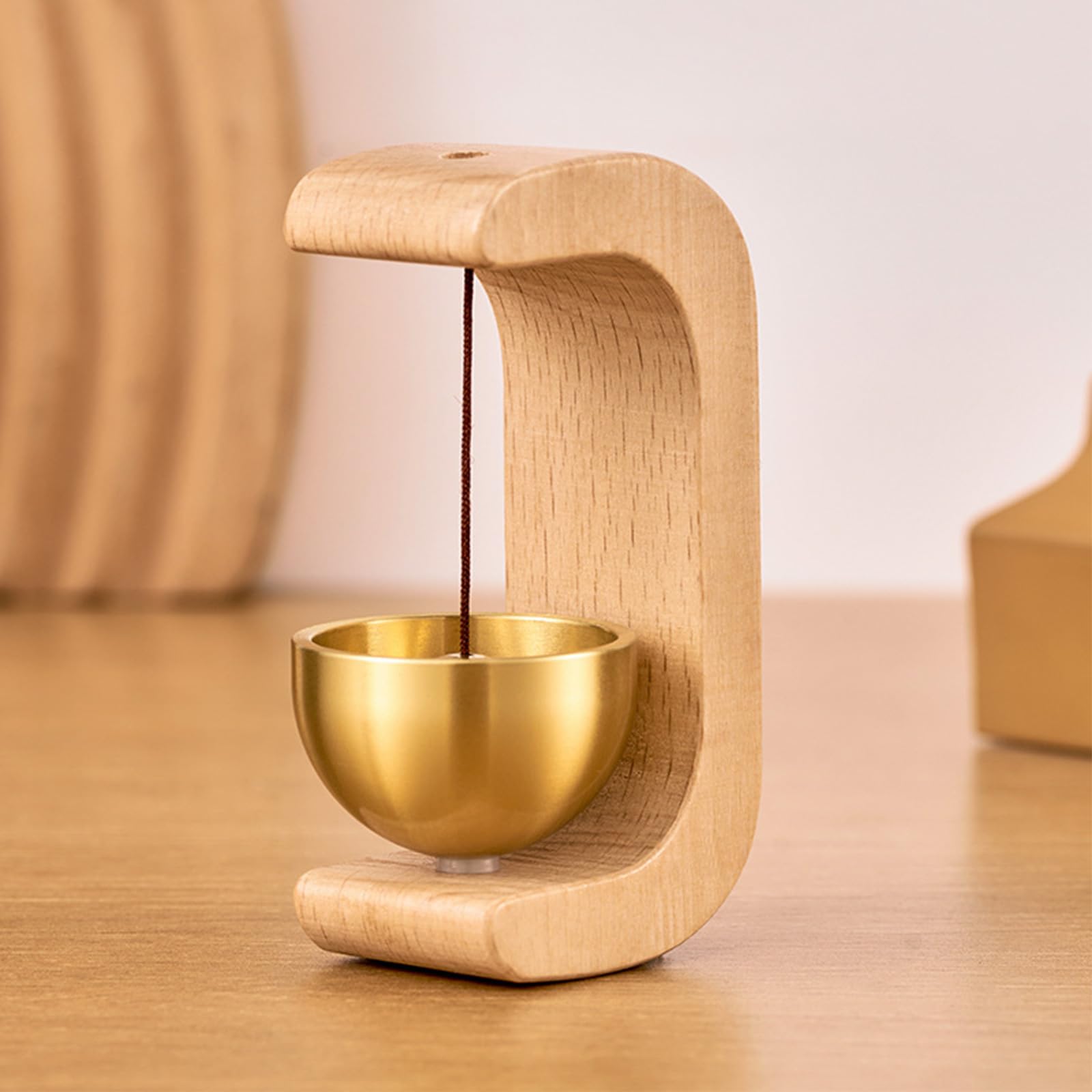 Magnetic Door Chime Bell Home Entry Wooden Hanging Doorbell Decorative Dopamine 