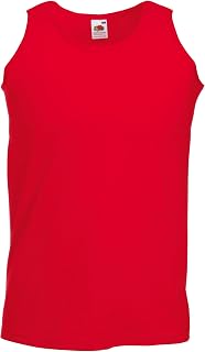 Fruit of the Loom Mens Athletic Sleeveless Vest/Tank Top