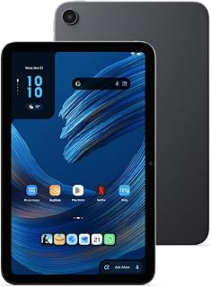 Amazon Alexa Tablet 8 (all-new), 8GB RAM, 128GB, 8.7″ compact tablet with vivid display, All-day battery, with Google Play, Designed for Alexa+, Graphite