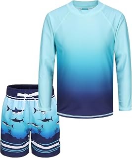 Aisyee UV Swimming Shirt Boys Swimming Shorts Children's Swimsuit 104 164 / 3-16 Years
