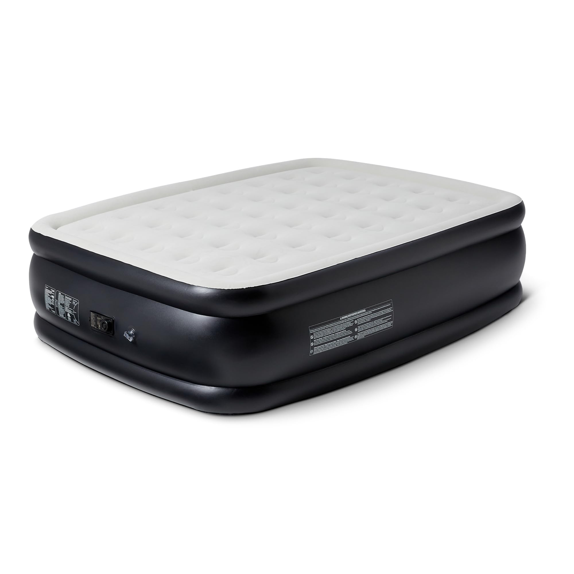 Amazon Basics Inflatable Air Mattress with Built-in Electric Pump, Queen Size, 2