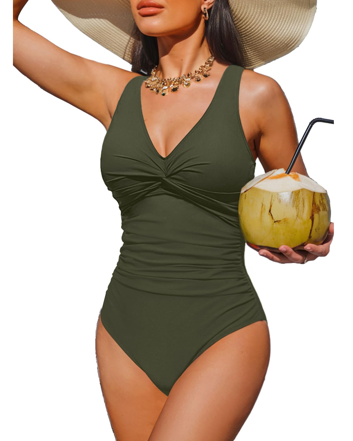 Holipick Women's Push-up Swimsuit Swimsuit One Piece Swimsuit