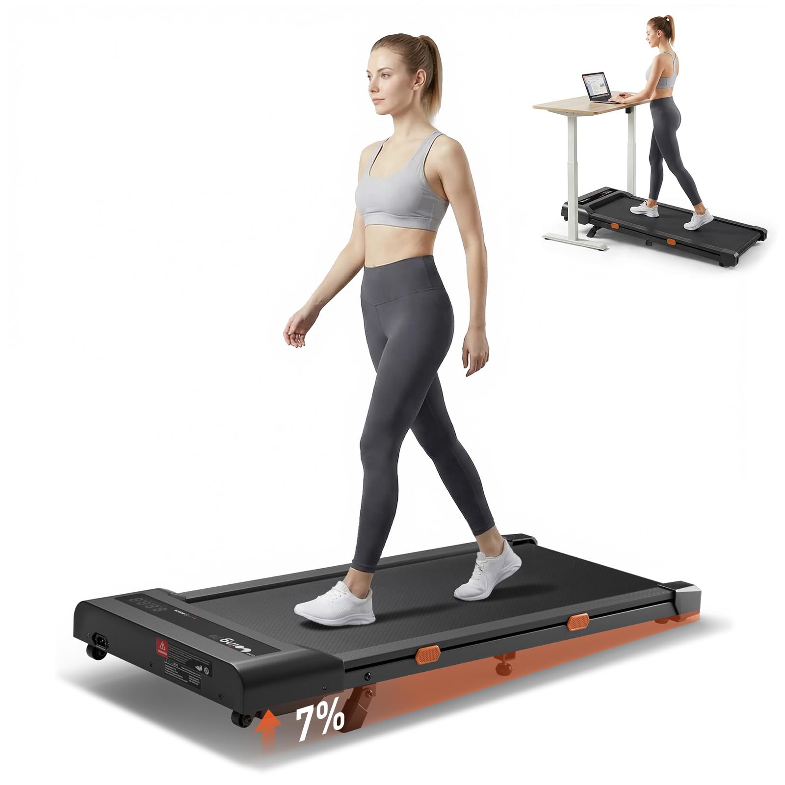 Cybergoing T10 Walking Pad Treadmill Powered By Bosch®, Under Desk | Treadmill, 