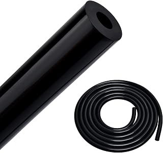 EVIL ENERGY 1/4" Silicone Vacuum Tubing Hose Line 10FT Black (6mm ID) | 130PSI Max Pressure Silicone Hose, High Temp Resistant, Verify Hose Size Before Installation
