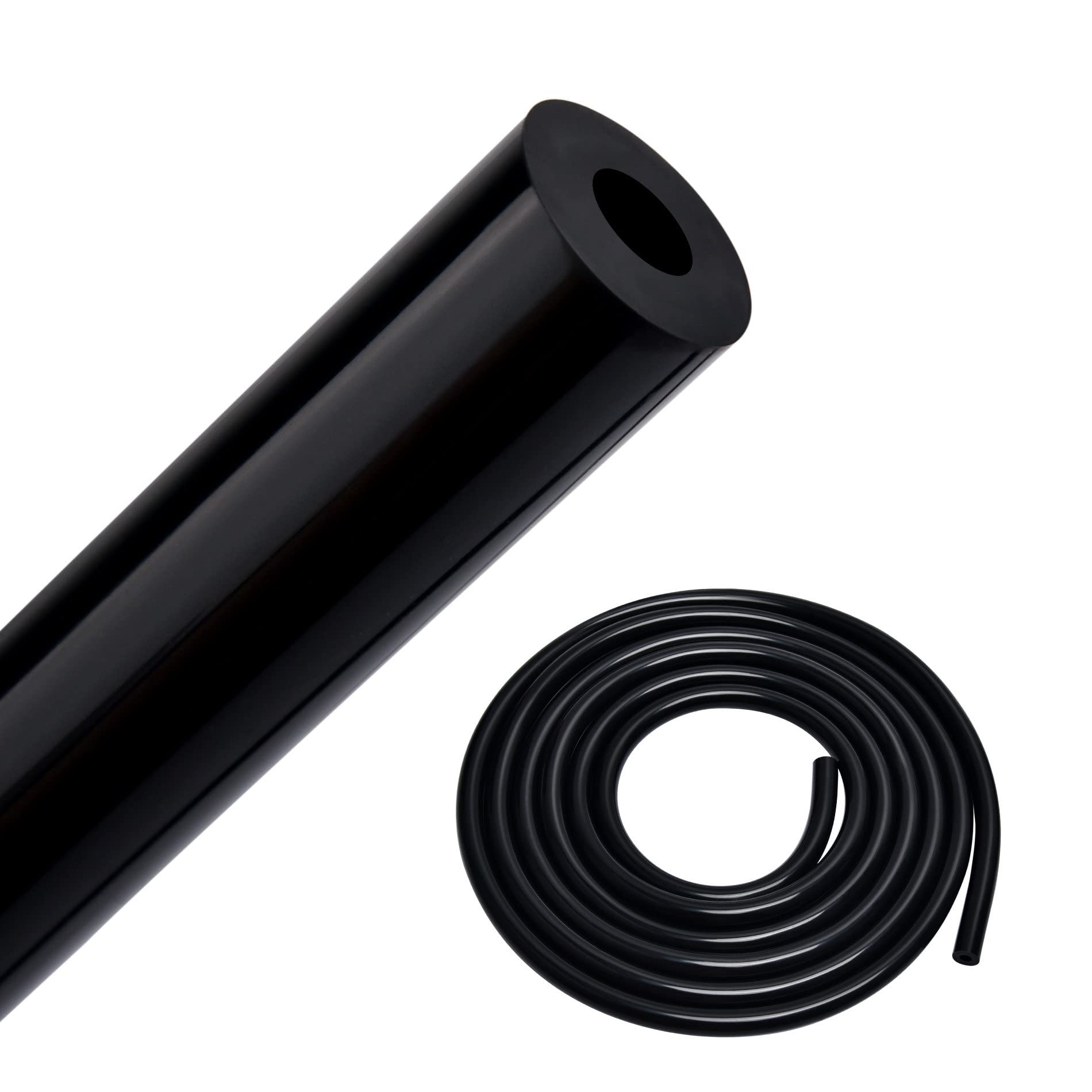 EVIL ENERGY 1/4" Silicone Vacuum Tubing Hose Line 10FT Black (6mm ID) | 130