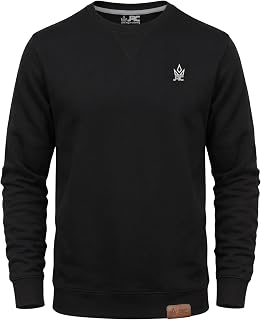 JRC Men's Fleece Sweatshirts and Pullover with Crew Neck, Crew Neck, Long Sleeve Jumper for Sports and Work Wear