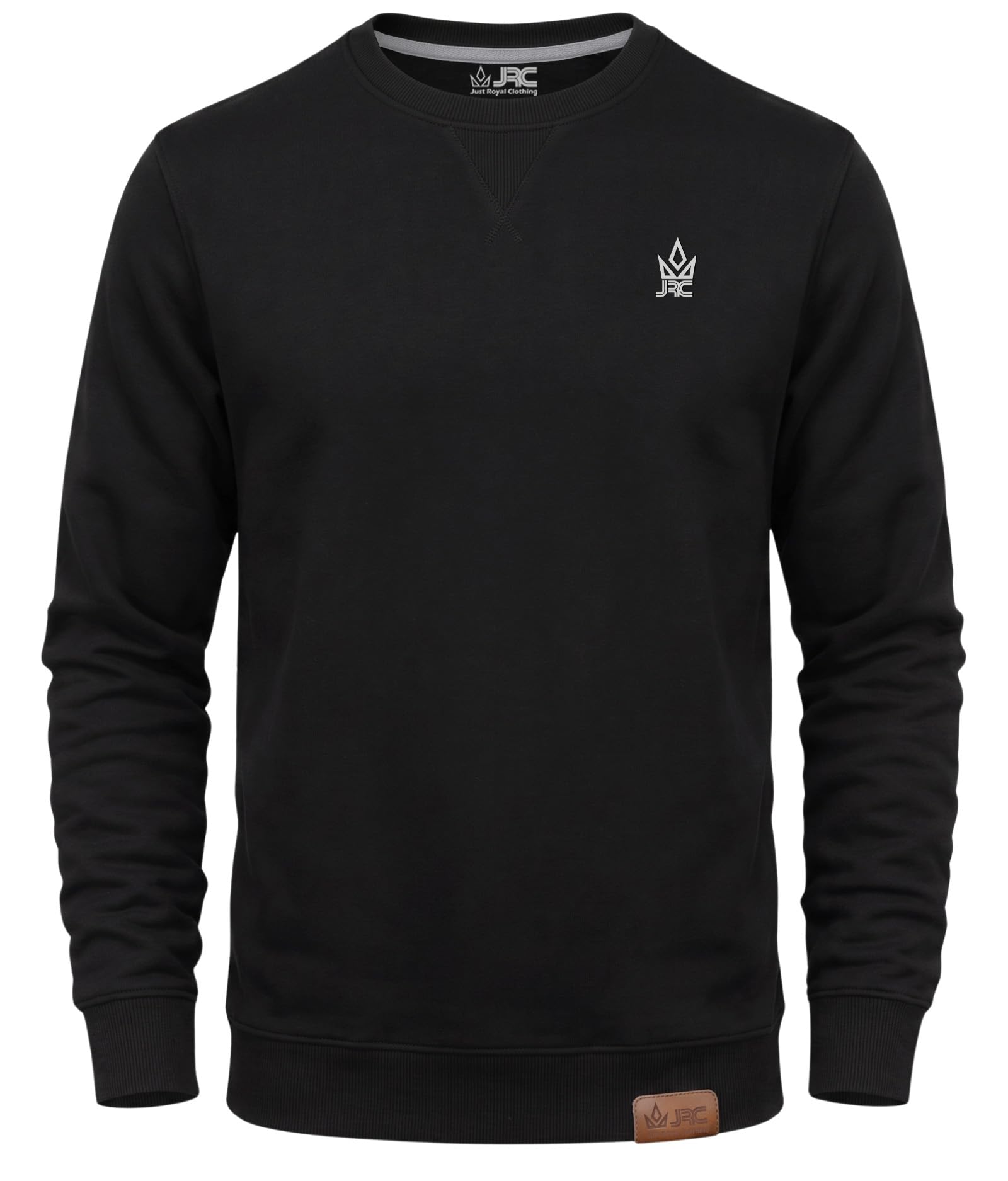 JRC Men's Fleece Sweatshirts and Pullover with Crew Neck, Crew Neck, Long Sleeve