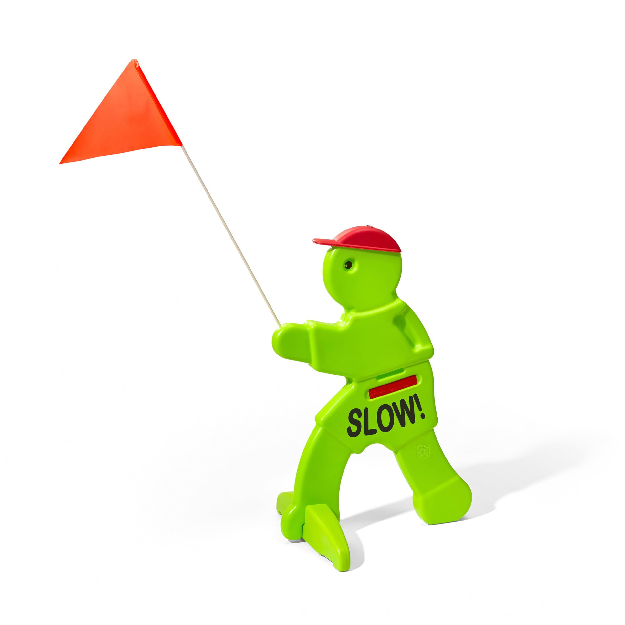 Step2 Kid Alert Street Safety Sign, 32-Inch Tall Reflective Caution Sign | Refle