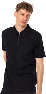 Merino.tech Polo con Cremallera 100% Lana Merino Hombre - Corta y Larga