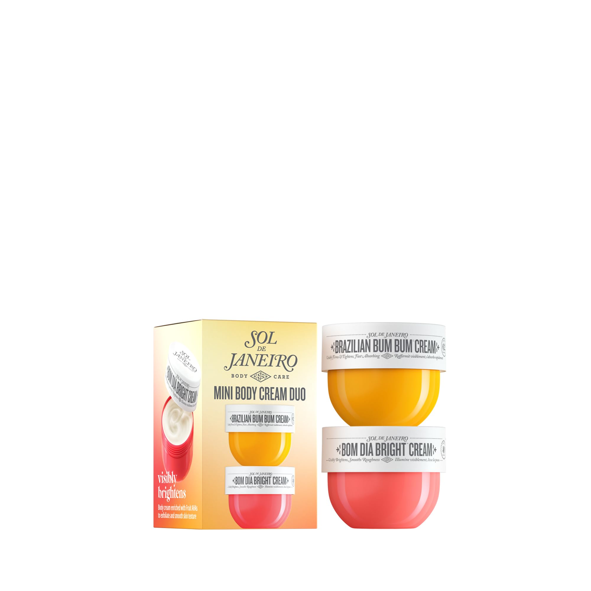 Sol de Janeiro Mini Body Cream Duo Brazilian Bum Bum &amp; Bom Dia Bright Cream 