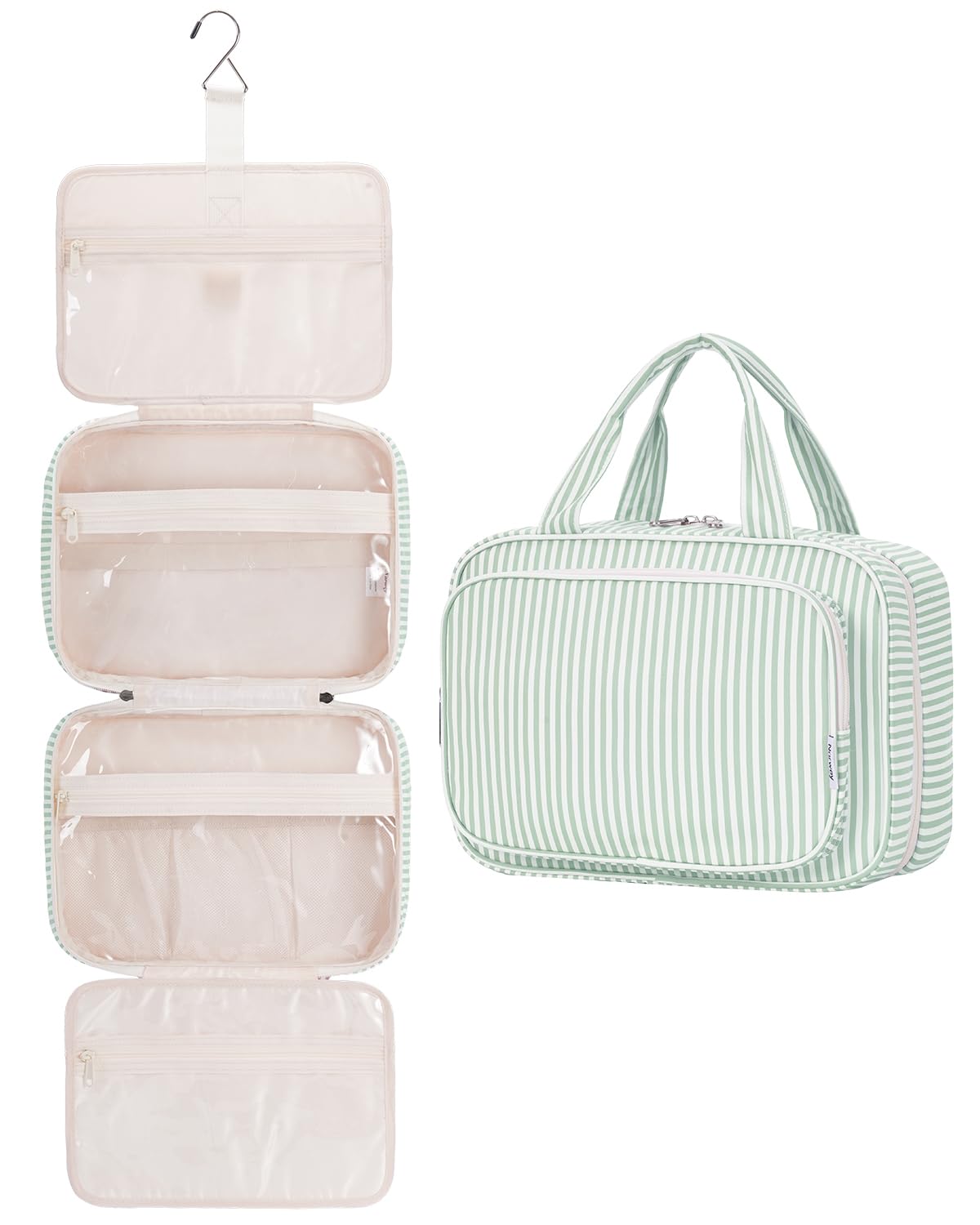 Narwey Large Hanging Travel Toiletry Bag for Women, Wash Bag for Toiletries | We