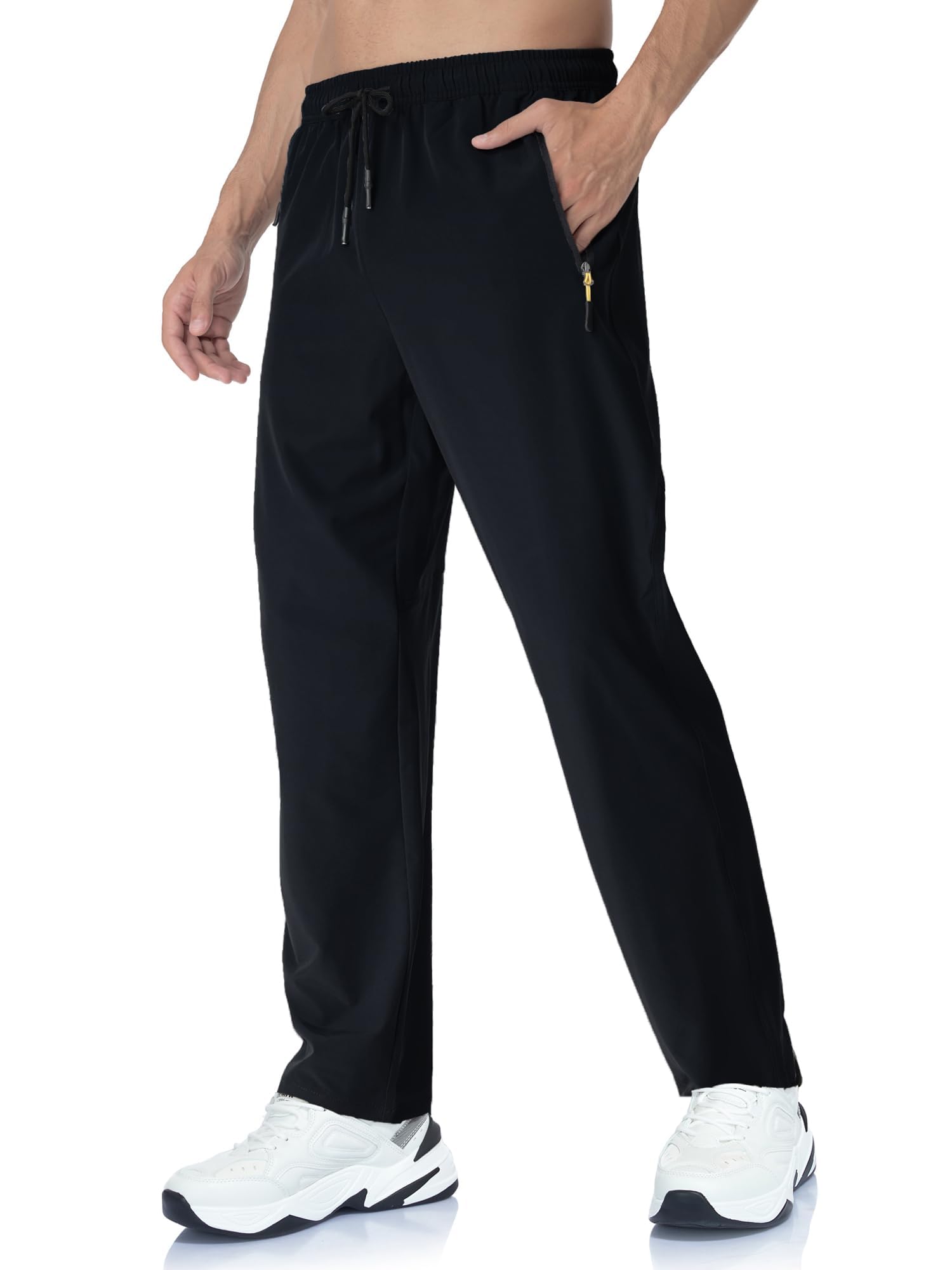 Rapoo Mens Lightweight Hiking Pants Quick Dry Stretch Joggers for Running Workou